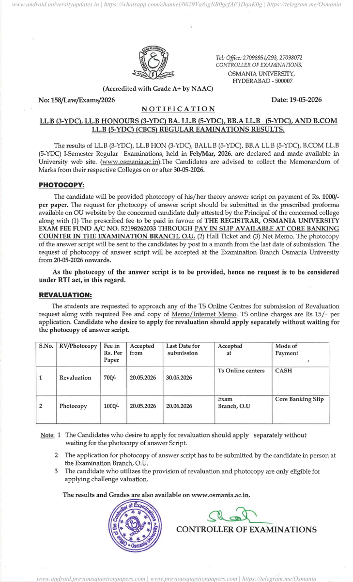 Osmania University tweet media