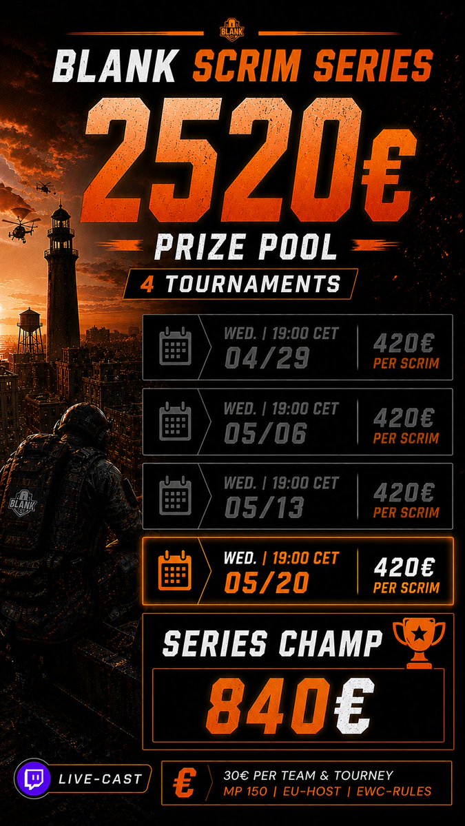 blank tournament. tweet media
