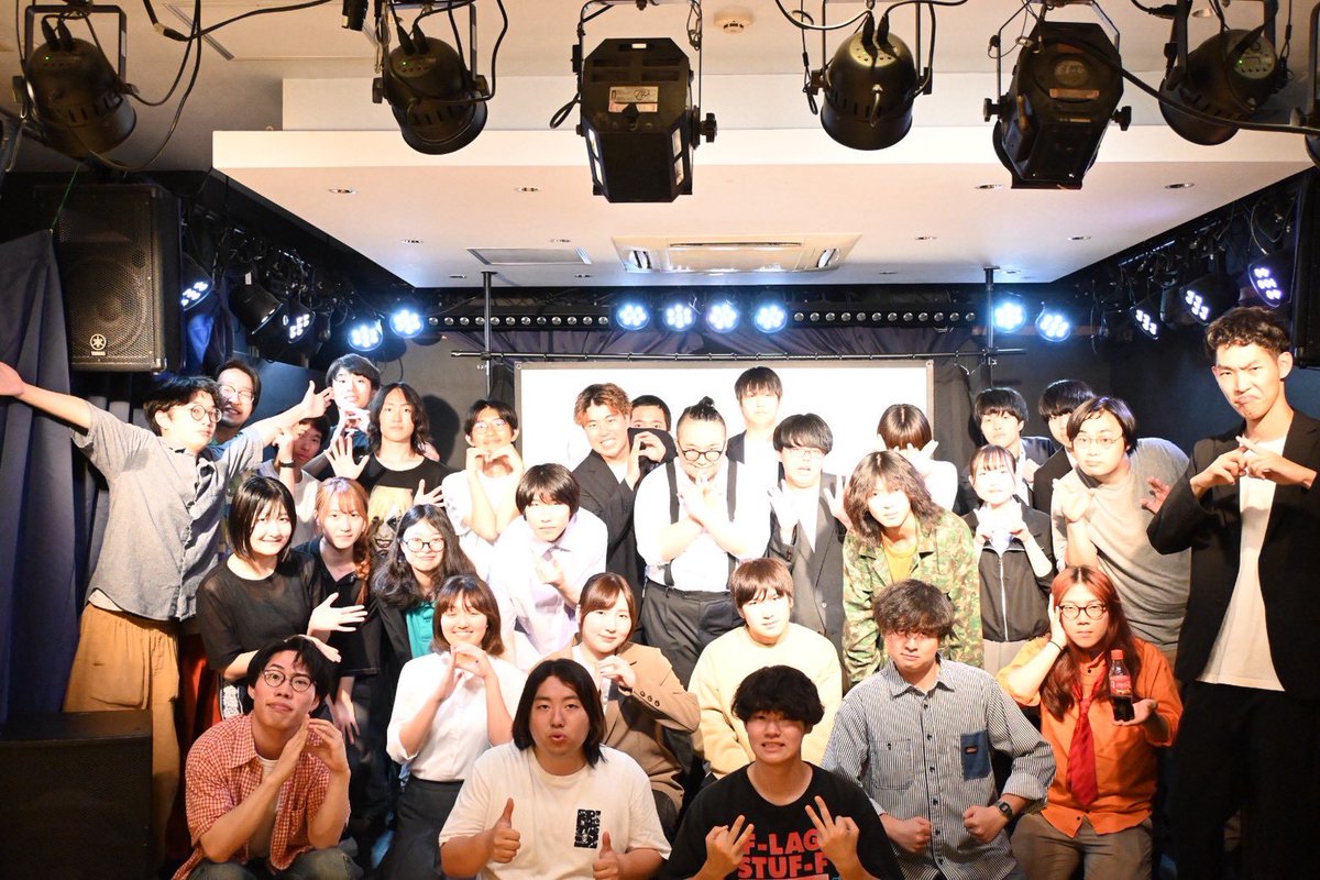 un1v3rs1ty's tweet photo. 【💥終演💥】

終演しました！
ご来場ありがとうございました！

結果は…
P-RITTS　4勝
文理落研　3勝
引き分け　2

P-RITTSの勝利でした🔫✨️ https://t.co/2hAOXV96Tj