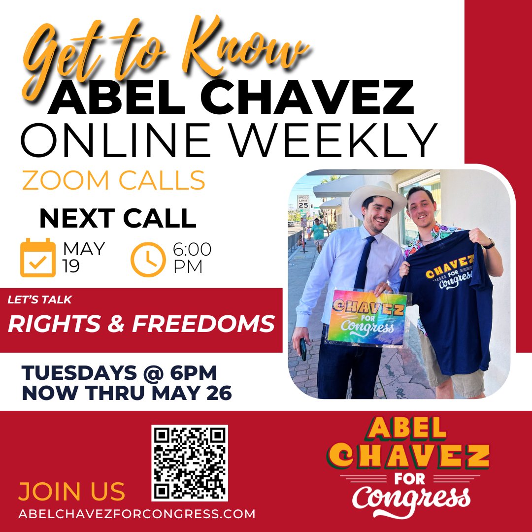 Abel Chavez for Congress tweet media