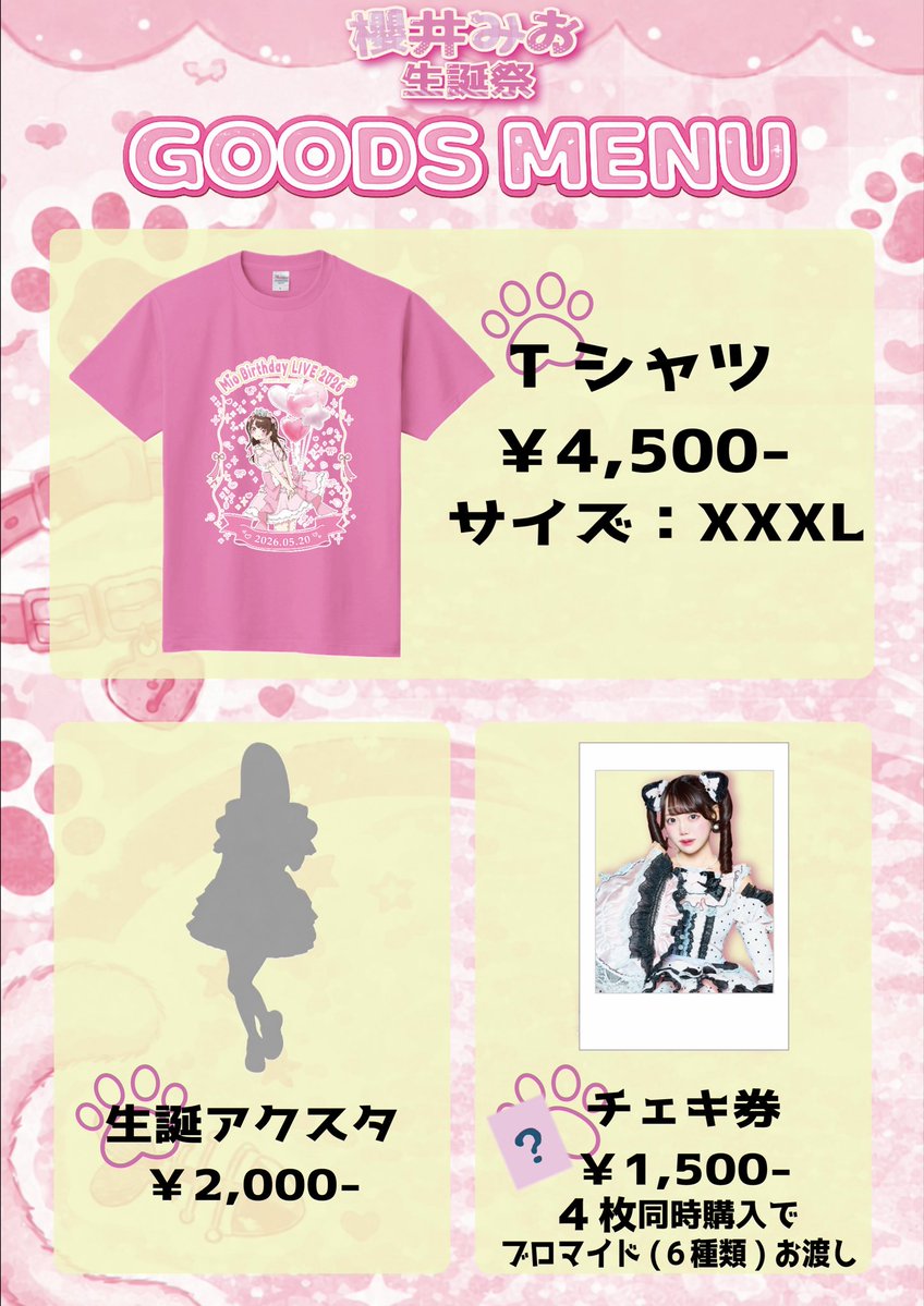 チビぬいは出したかったけど諦めました😭！Tシャツとアクスタゲットし