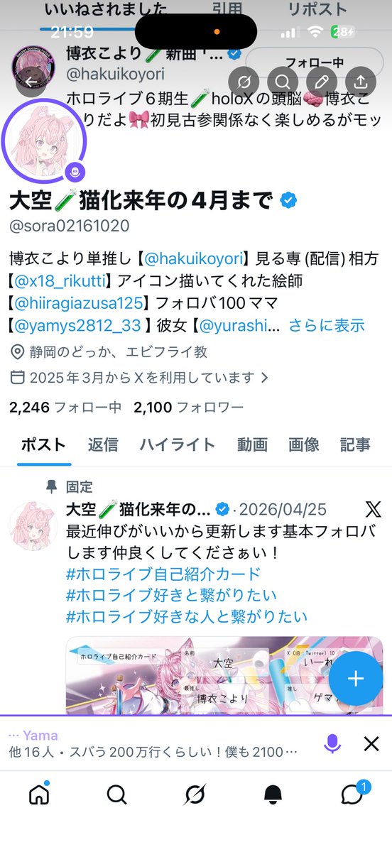 大空🧪猫化来年の4月まで tweet media