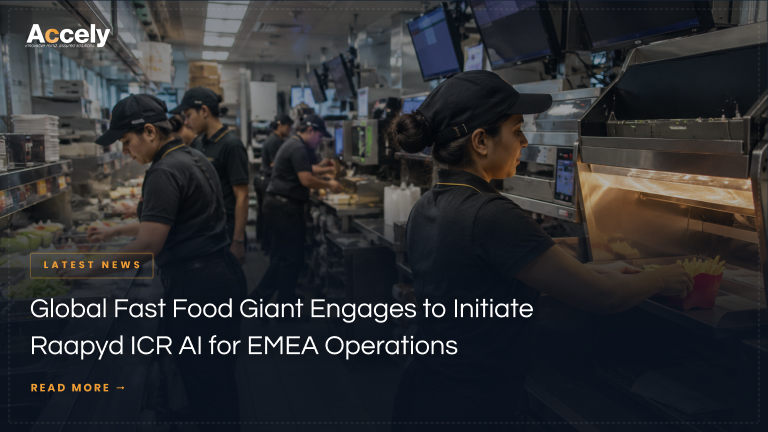 accelygroup's tweet photo. A global fast food enterprise is advancing intelligent document processing across EMEA with Accely’s Raapyd ICR AI.
The initiative focuses on scalable automation, compliance accuracy, and operational efficiency across high-volume QSR operations.
https://t.co/r79EWmn7Lt
#Accely https://t.co/MIkzKWpx59