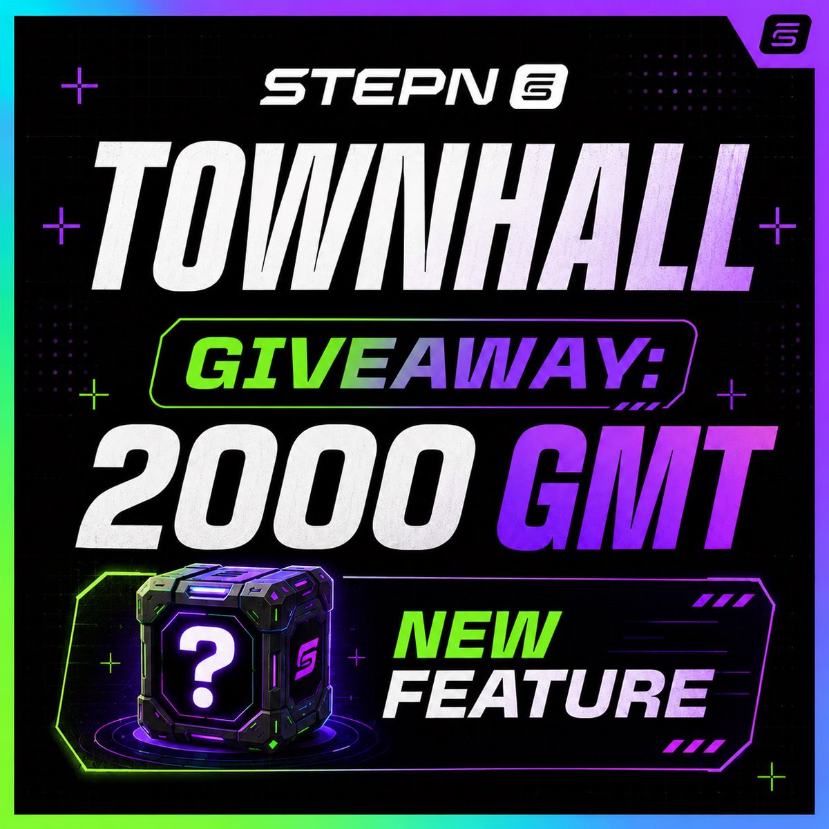 DrAksenov's tweet photo. Something new is coming to STEPN OG/GO 👀

A new feature will be revealed during the upcoming Townhall… any guesses what it could be? 👟✨

🎁 Giveaway: 2000 GMT: New Feature Prediction 👀💚

How to join: 
1️⃣ Like & Repost
2️⃣ In the comments under this post: share your STEPN OG / STEPN GO walk 👟 and
3️⃣ Share your prediction for the new feature 👀  

Winners will be selected among all participants right after the Townhall.

See you there: 
📆 May 26, 10AM UTC
🔗 https://t.co/Re0S4cuioc