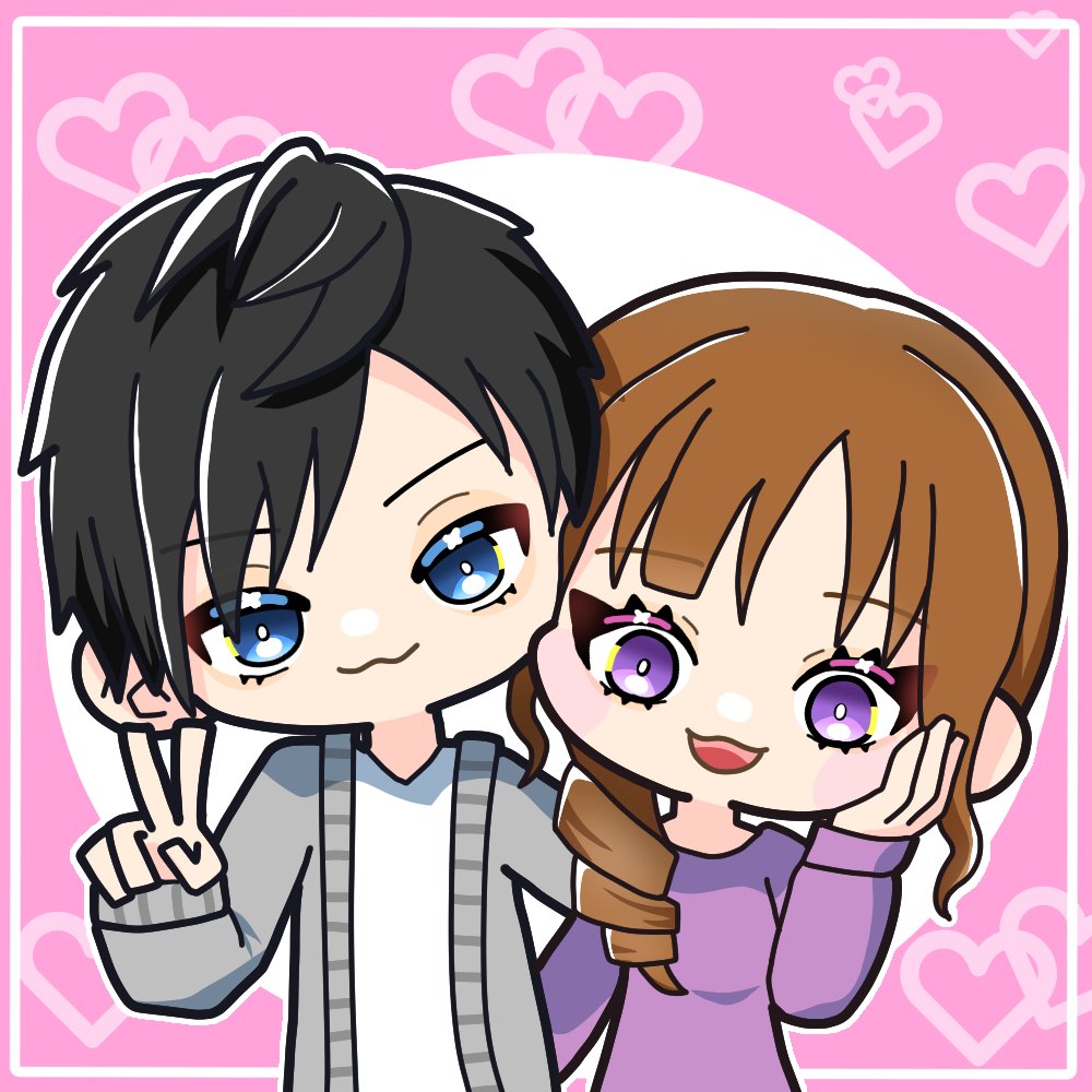 前やってたゲームのフレンドのイラスト描かせてもらったぞー！ 写真