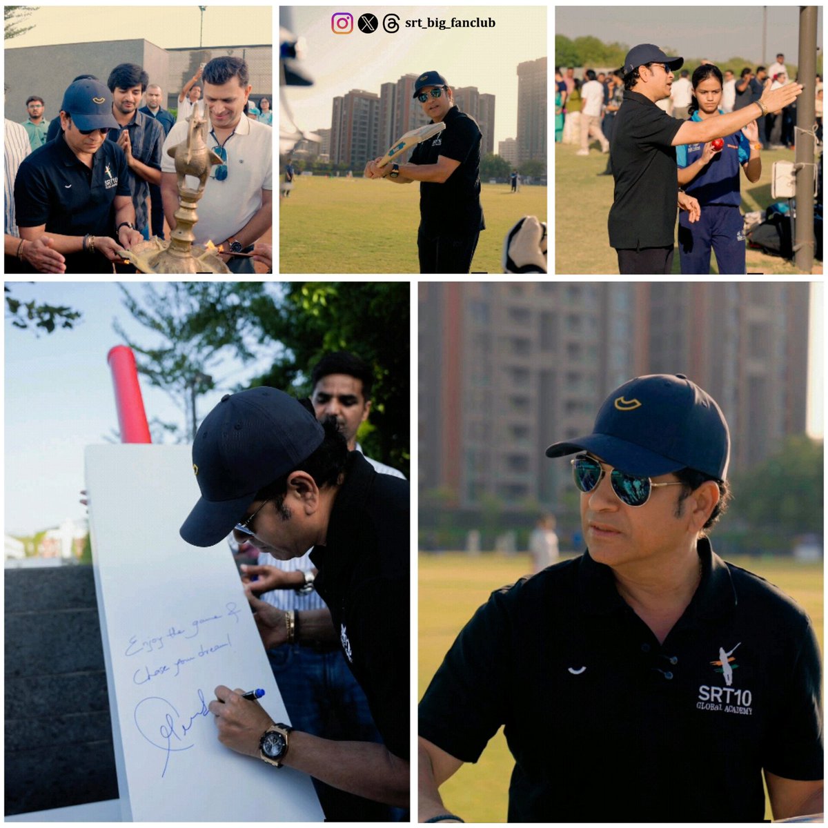 srt_big_fanclub's tweet photo. A field full of young dreamers and one unforgettable morning of learning from the very best. โค๏ธ๐ฅ
#sachinfanpage #sachinsachin #ahmedabadcity #practisemakesperfect #sachintendulkar https://t.co/lOlbM2G1T6