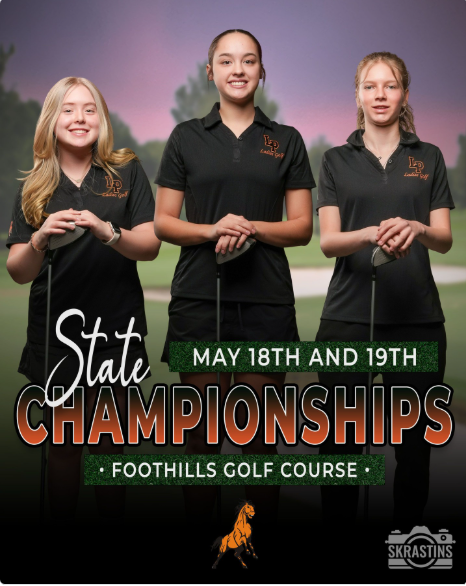 LPHS_Rangers's tweet photo. Good luck Rangers:
Girls golf at Foothills Golf Course for Day 2 of the 3A Girls Golf State Tournament. 
- Presley B.
- Olivia M. 
- Eva G. https://t.co/uZuU6C4Chb