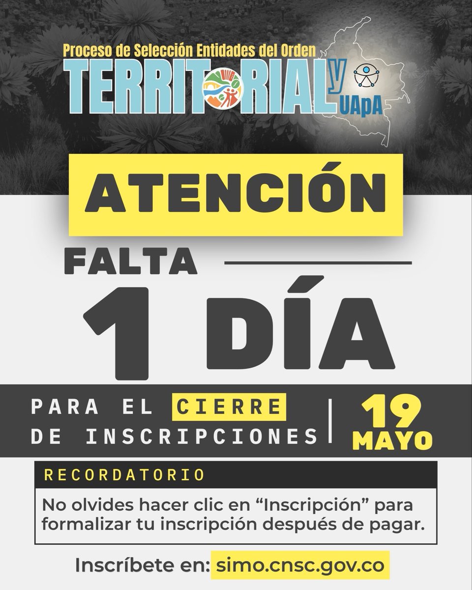 Comisión Nacional del Servicio Civil tweet media