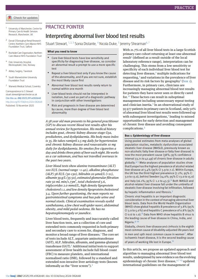 Leo_Santo5's tweet photo. 💥🧪Interpretación de Análisis del Hígado Alterados 

🔰📚BMJ 2025 

https://t.co/Ux2eLb9q80

Enlace a Artículo Completo👇🏻✅🆓
https://t.co/xumUMHaxVK https://t.co/7E4v3u2Xe8