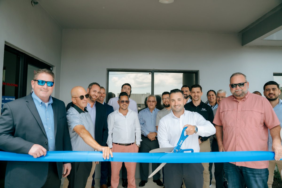 FSGincorporated's tweet photo. FSG is proud to be part of the growth happening in West Palm Beach! Last week, EVP of Construction, Ricky Tripodo, cut the ribbon on our new West Palm Beach office. It's an exciting new chapter for our team and the future we’re building in South Florida. 

#FSG #WestPalmBeach https://t.co/k77l7JTUbh
