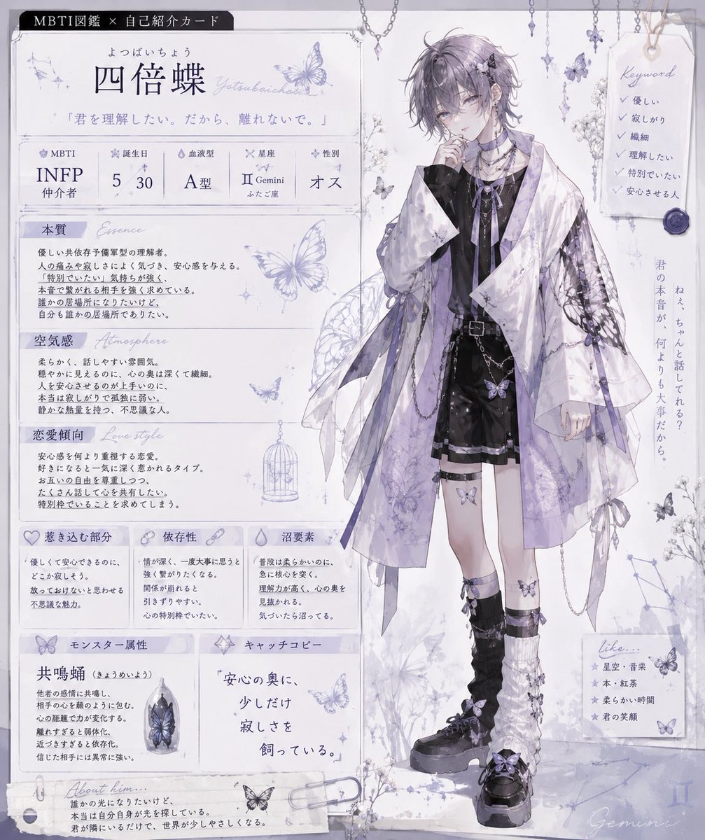 四倍蝶 tweet media