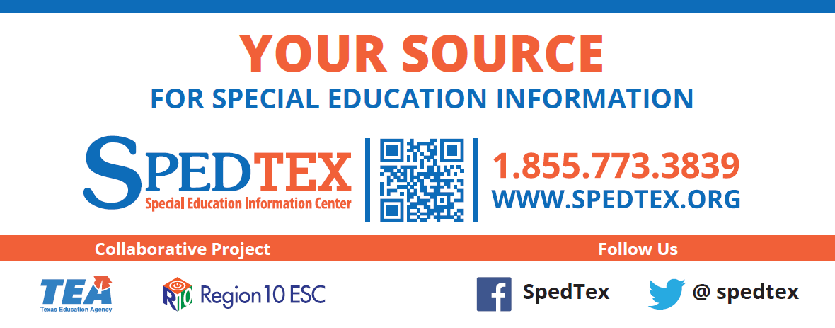 SPEDTEX's tweet photo. Do you have questions about special education? Give SPEDTex a call at 1-855-773-3839 or chat with a live consultant at https://t.co/RGjGnGzhxd. We are here for you! https://t.co/A92s4FjqD4