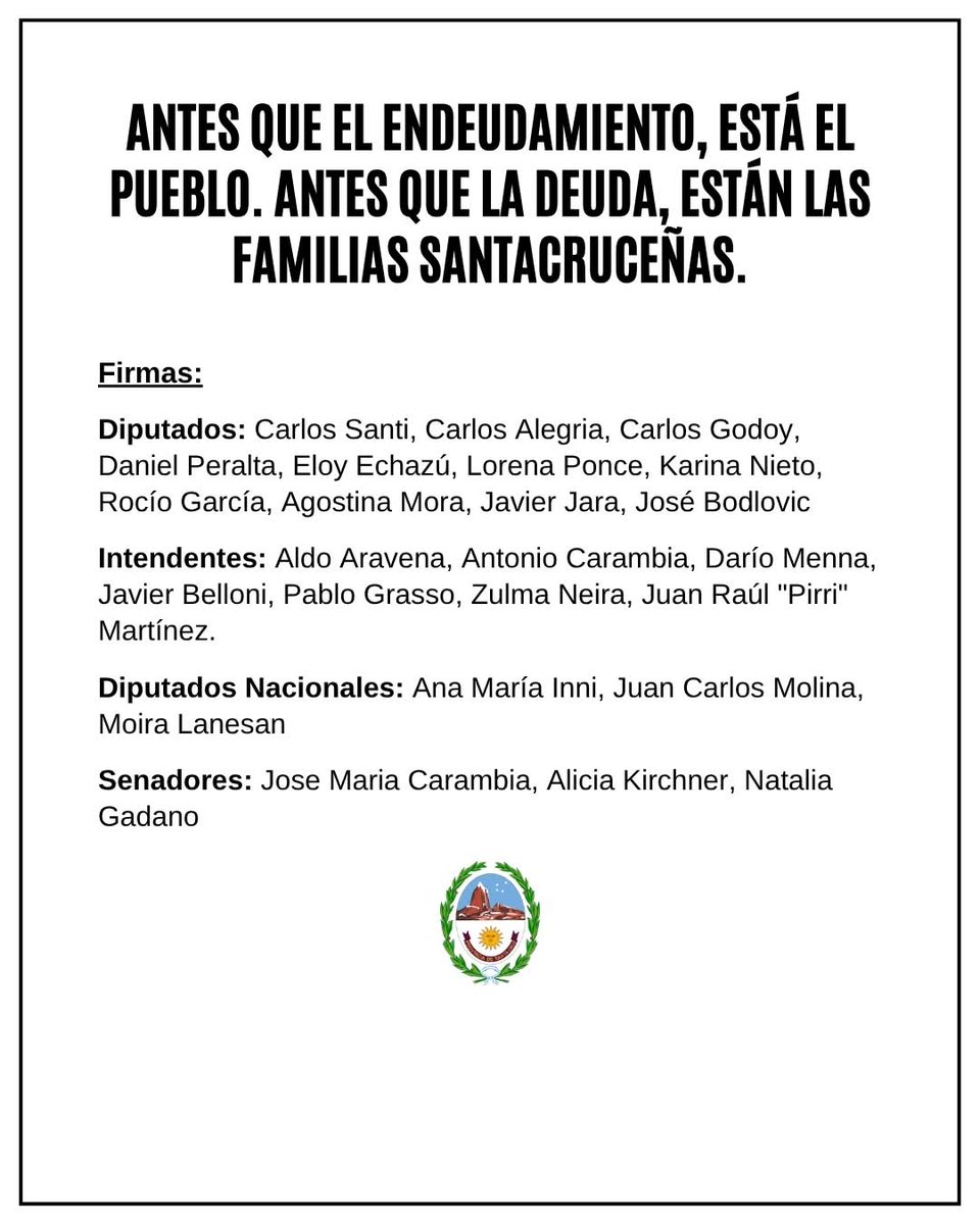 pablograssook's tweet photo. En Santa Cruz rechazamos el endeudamiento en dólares que quiere hacer el Gobernador Claudio Vidal. https://t.co/ykDHinK24v