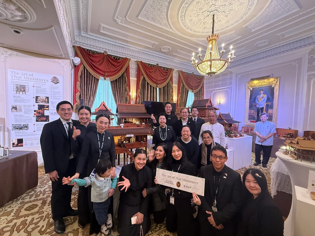 thaiemblondon's tweet photo. RTE London would like to express our heartfelt appreciation to everyone who joined “The Art of Thai Miniatures” during London Craft Week 2026 🏡🎨 Our profound gratitude also goes to all partners, org. and supporters who helped us make this event possible and a success. 💐 🌟 🥂 https://t.co/xR83uwiISy