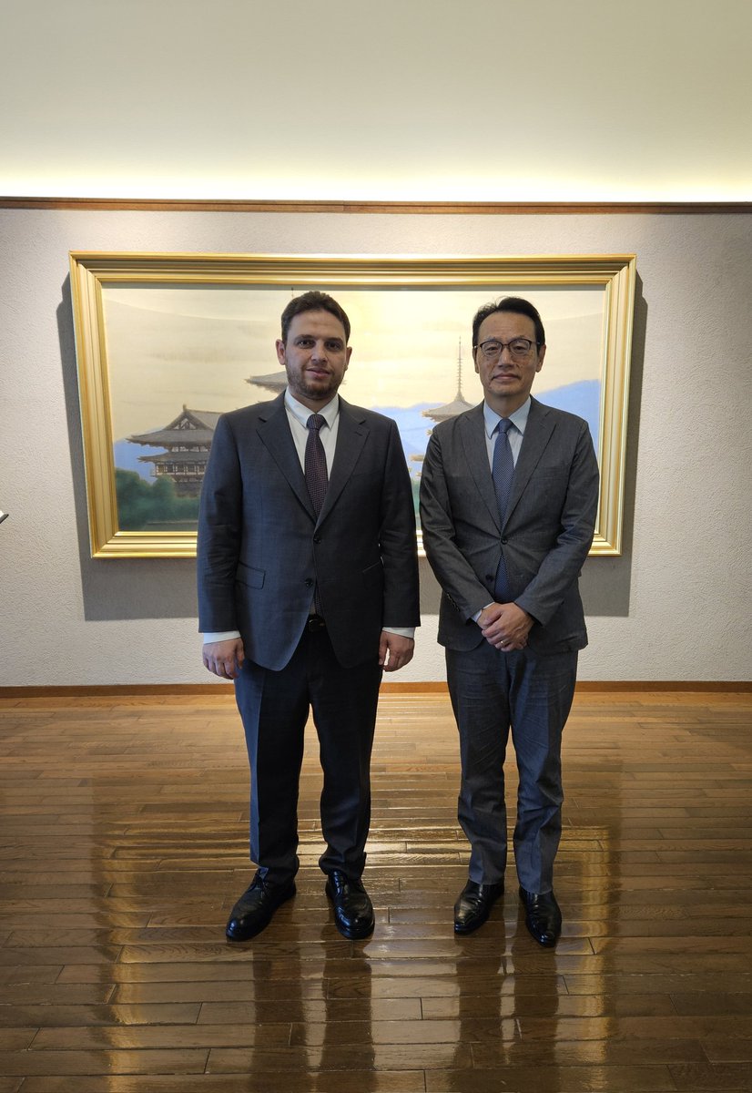 SyEmbBeijing's tweet photo. التقى القائم بأعمال سفارة الجمهورية العربية السورية في جمهورية الصين الشعبية السيد محمد زكريا لبابيدي سفير اليابان في جمهورية الصين الشعبية السيد كاناسوغي كينجي.
واستعرض الجانبان العلاقات الثنائية بين البلدين الصديقين وسبل تعزيزها بما يخدم المصالح المشتركة. https://t.co/d5sUZicdSo