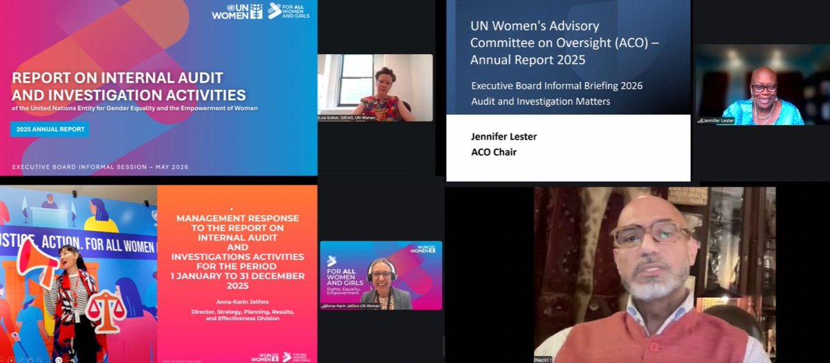 unwomenboard's tweet photo. Chaired by H.E. Ms. Sophie de Smedt of @BelgiumUN, today @UN_Women Executive Board held the informal briefings on evaluation and audit matters. 

More information📝
https://t.co/5oyY9E7tVL https://t.co/YCNhWlYfSH