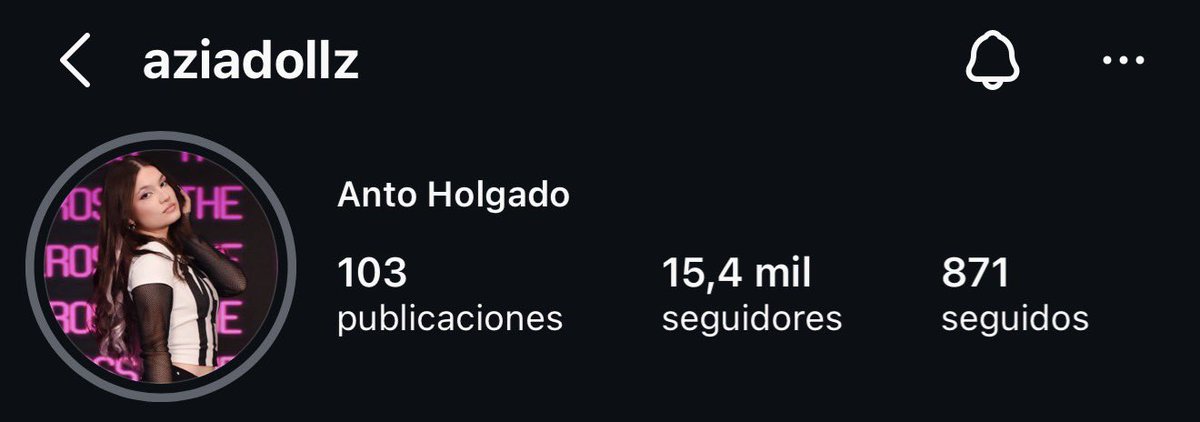 ADOLLZSTATS's tweet photo. AZIA de @AdollzOficial cambió su nombre de usuario a @/aziadollz https://t.co/PcX3ho6dma