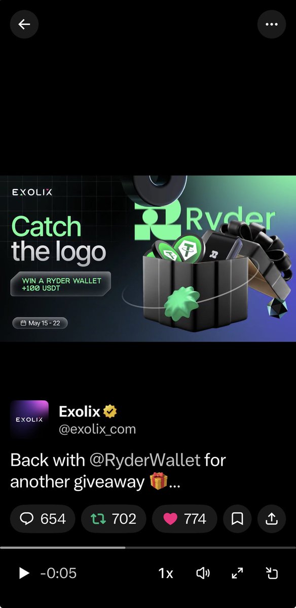 PromoCrypto's tweet photo. @exolix_com @RyderWallet 💪💪 https://t.co/ctYeeiZvno