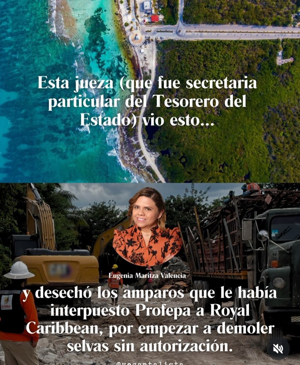 OPCOPC6's tweet photo. @PumaChairo Mucha CORRUPCION de distintos niveles y mismo grupo de hace décadas, como cuando tulum. Como se le puede permitir al estado pueda cambiar uso de suelo de AREA NATURAL PROTEGIDA a uso turístico ya hay mucho delitos, la ley protege al manglar y esta penado con carcel
Mara 🐀 Lezama https://t.co/CIQ3gtZIZe