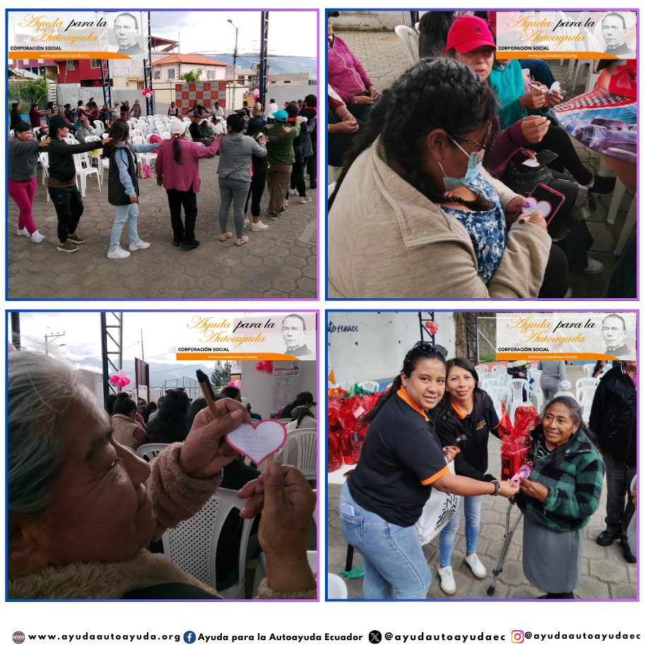 ayudautoayudaec's tweet photo. ✨🌹La Corporación Social Ayuda para la Autoayuda conmemoró el #DíadelaMadre junto a más de 60 mujeres de los proyectos ETI y EPM. Una jornada de diversión y esparcimiento que reafirmó el rol esencial de la maternidad en la familia y la comunidad. 🤝🌟 https://t.co/S4eRW0RdvS