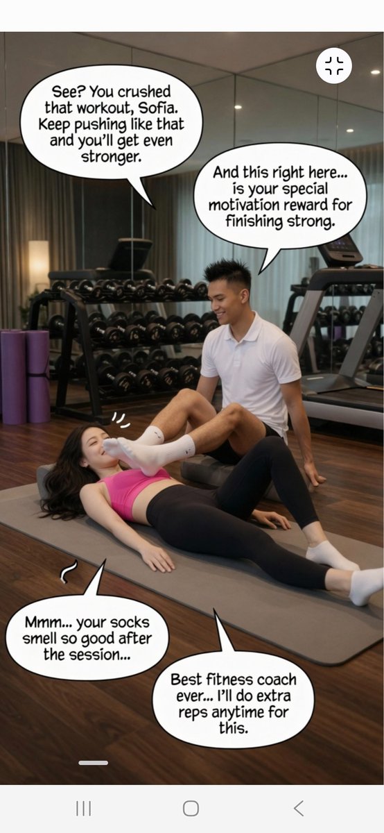 Bangis2026's tweet photo. @feet_on_face 

After intense gym training, the driver kicks off his sweaty shoes. 

Beautiful boss’s daughter starts to passionately worshipping his big, warm feet — licking every inch of his salty sweary socked feet like she’s addicted 💦👅

What does it feel like when a stunning girl eagerly devours your post-gym feet?

Like ❤️ + FOLLOW for next scenes! Drop “👅” if you want more 👇

https://t.co/Wp2qwvPntE

#MaleFeet #FootWorship #MaleFootFetish #FootFetishComic #GirlsWorshippingFeet