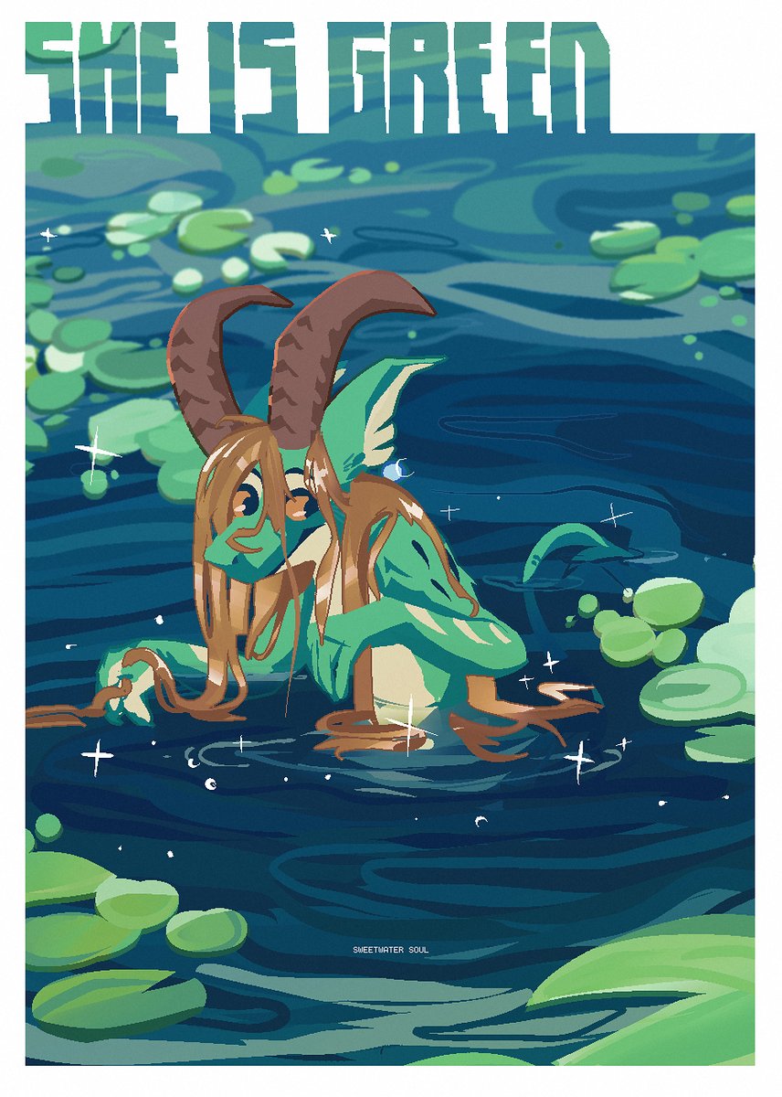 LethalSquare's tweet photo. She is green https://t.co/VnszXy3Bd5