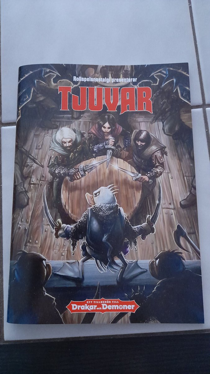 SwedishGamester's tweet photo. I just #remembered that I still haven't read the #book I borrowed from my #friend! I really gotta get started reading it #tonight because he and the rest of my #friends in the #GameGroup comes to my place on #Saturday to continue our #adventures in the world of #DrakarOchDemoner! https://t.co/JkXzWzGNzK