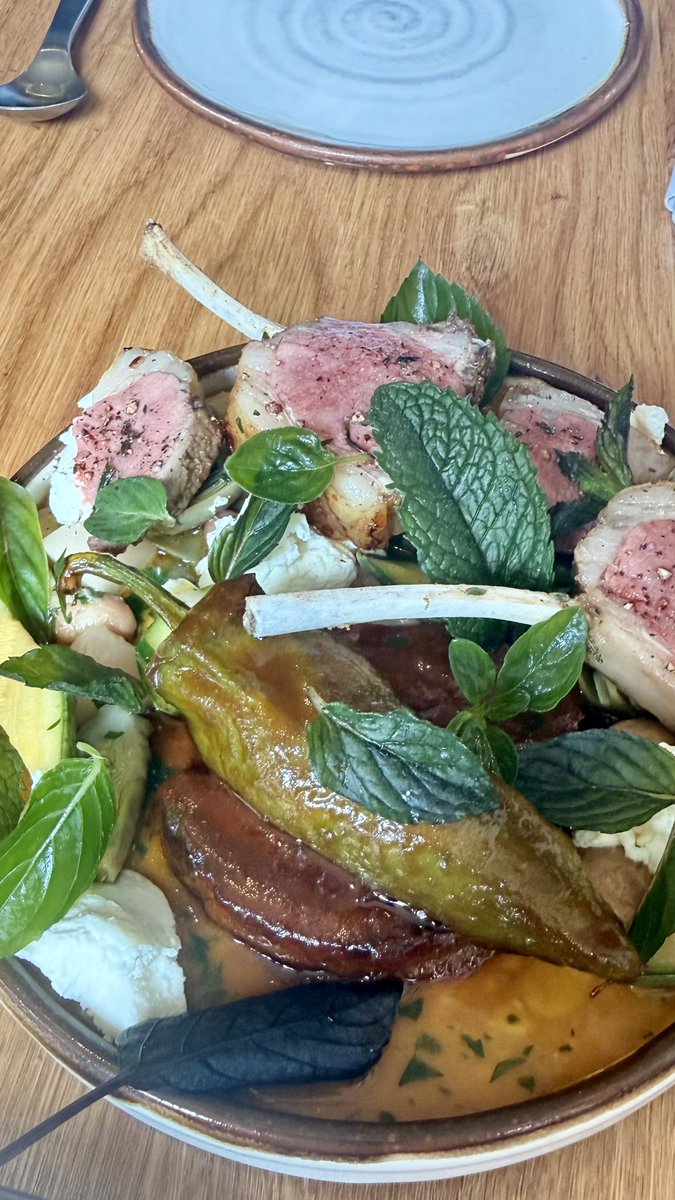 Chef1's tweet photo. Lunch today at the excellent Morchella in Islington. This was a very tasty lunch! https://t.co/HJQOeOBO16