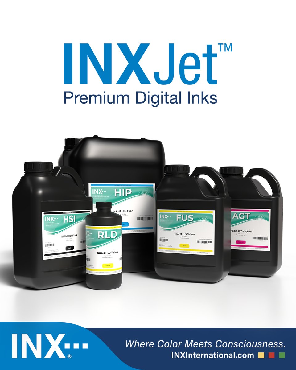 INXIntlUSA's tweet photo. Short runs. Faster changeovers. Consistent color. Reliable jetting across leading printheads and packaging presses.

Learn more: https://t.co/yNZwpItY3x    

INX: Your Partner in Sustainable Packaging 

#INXInk #INXJet #DigitalPrinting https://t.co/TyJdRcGWjB