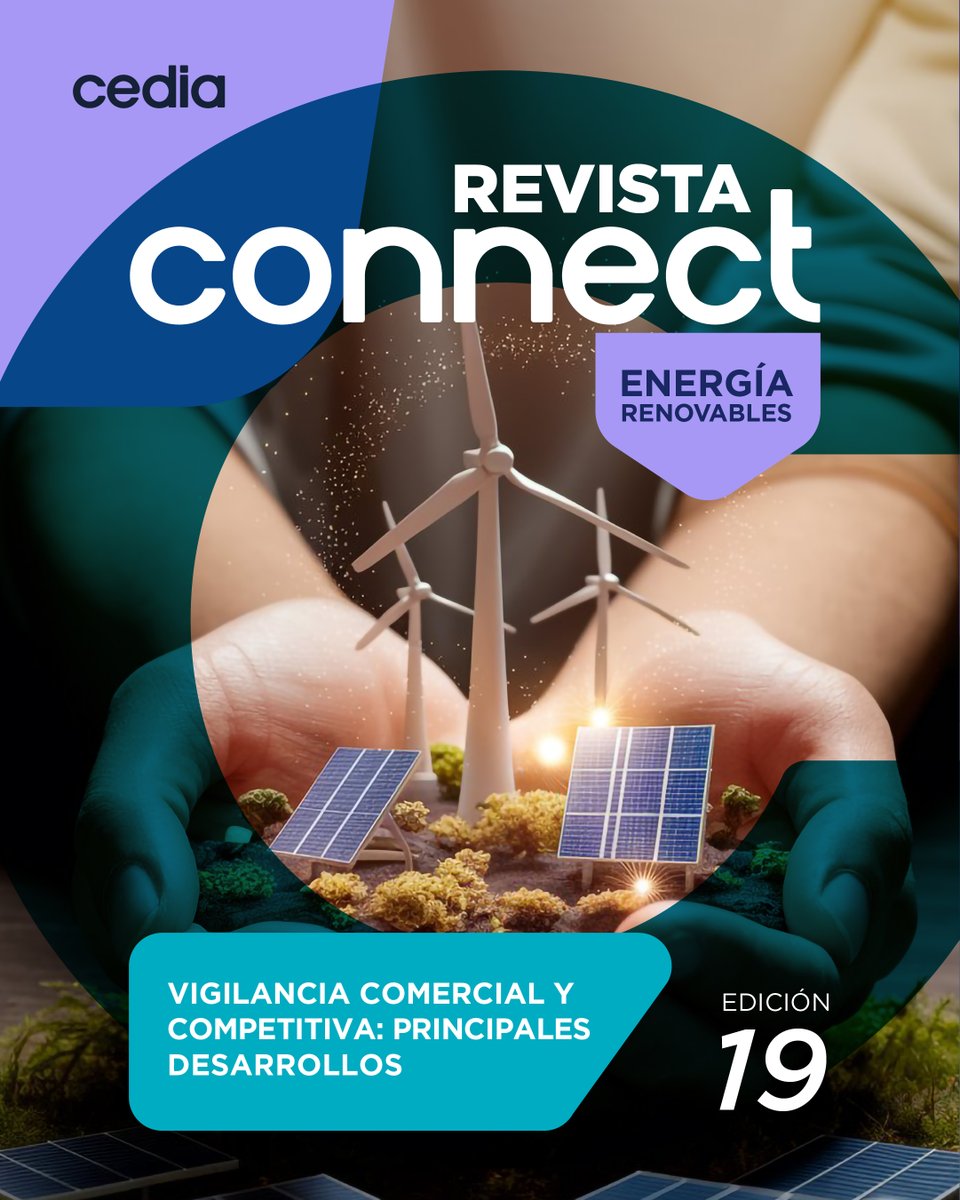CEDIAec's tweet photo. 🌎⚡ El futuro energético del mundo ya está en marcha.

Desde China hasta Ecuador, las energías renovables están redefiniendo la competitividad, la sostenibilidad y el desarrollo global. La transición energética avanza con fuerza gracias al crecimiento de la energía solar, eólica, hídrica y biomasa, marcando nuevos retos y oportunidades para los países.

📖 En esta edición de #RevistaCONNECT analizamos los principales desarrollos en vigilancia comercial y competitiva del sector energético a nivel internacional.
Descubre cómo las grandes economías y América Latina están impulsando una transformación clave para el futuro del planeta. 🌱
🔗 Lee la nota completa: 
https://t.co/Oqpl69Odxo

#EnergíasRenovables #Innovación #TransiciónEnergética #RevistaCONNECT