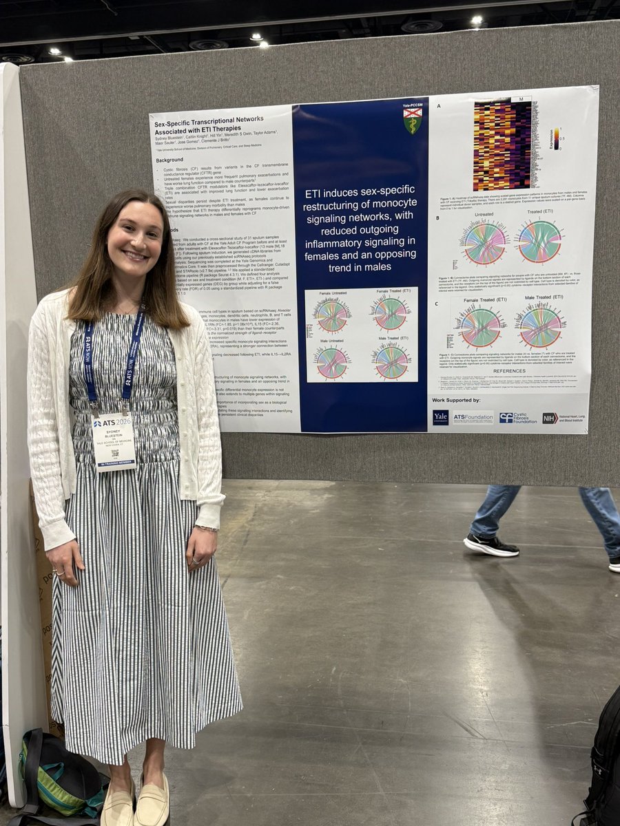 YalePCCSM's tweet photo. Well done Sydney 👏🏼
@caroymalo #ATS2026 #YalePCCSM #BrittoLab https://t.co/0qPLfBczQe