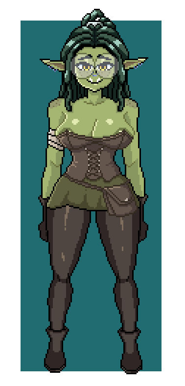 washava123's tweet photo. Orc Girl https://t.co/DgsZechPNm