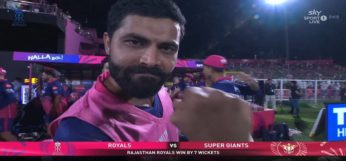 UmpireFourth's tweet photo. RR won against LSG by 7 wickets
#IPL #LSGvRR #RRvLSG #LSGvsRR #RRvsLSG #vaibhavsuryavanshi https://t.co/LyDSjZNWFW
