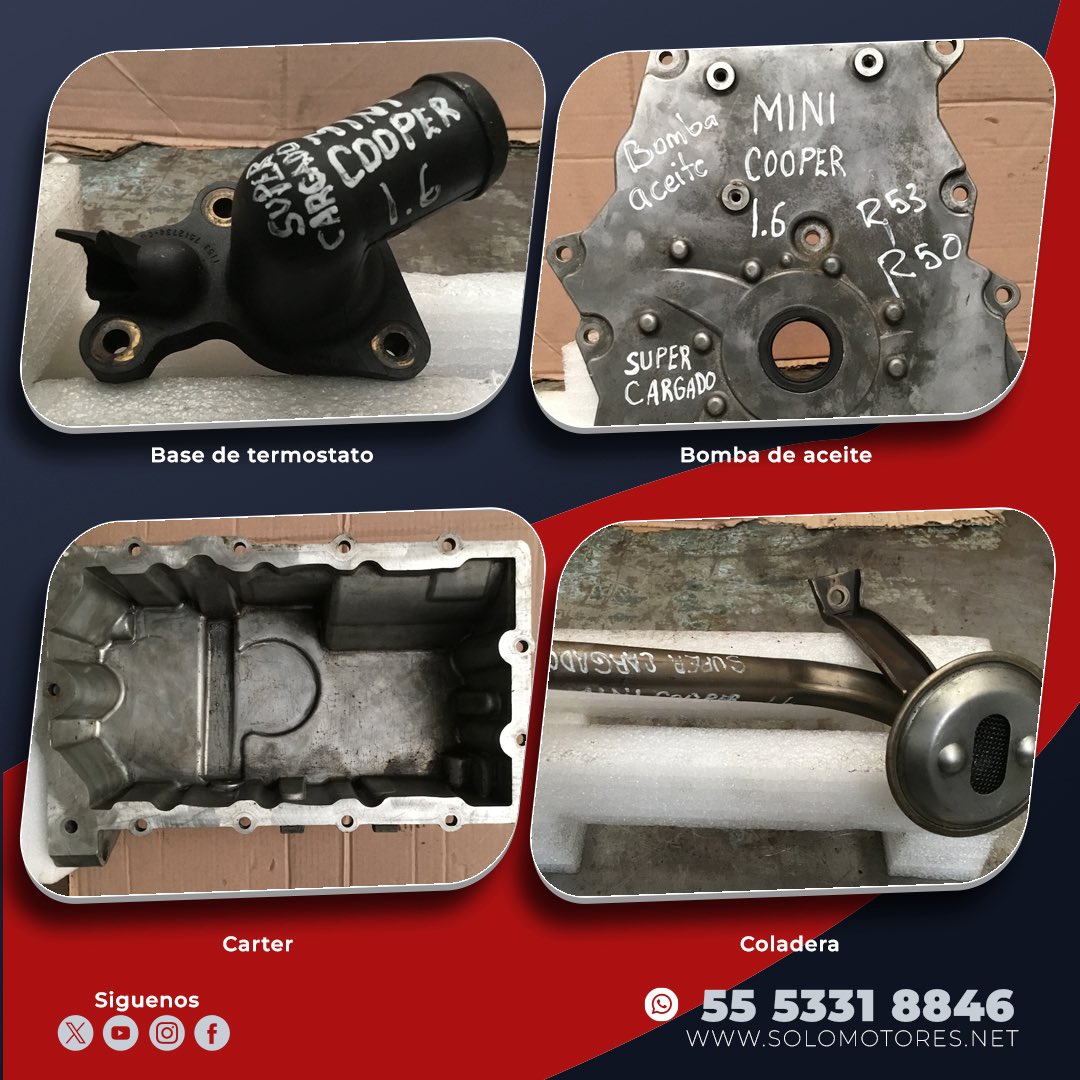 solomotores's tweet photo. Partes de motor como cabezas, cigüeñales, monoblocks, árboles, bielas, etc. Refacciones para armar motor, juntas, anillos, metales, bomba de aceite, kits de distribución, etc. 

Envíos a cualquier parte de la república. 
Aceptamos tarjetas de crédito. 

https://t.co/SYCz2AYRGp https://t.co/kirzfpeSsd