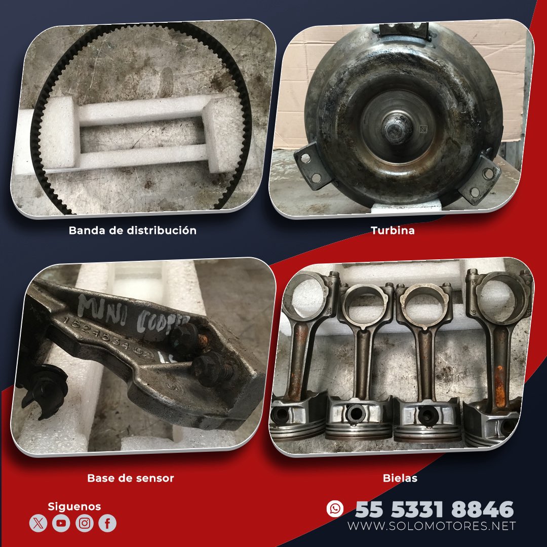 solomotores's tweet photo. Partes de motor como cabezas, cigüeñales, monoblocks, árboles, bielas, etc. Refacciones para armar motor, juntas, anillos, metales, bomba de aceite, kits de distribución, etc. 

Envíos a cualquier parte de la república. 
Aceptamos tarjetas de crédito. 

https://t.co/SYCz2AYRGp https://t.co/kirzfpeSsd