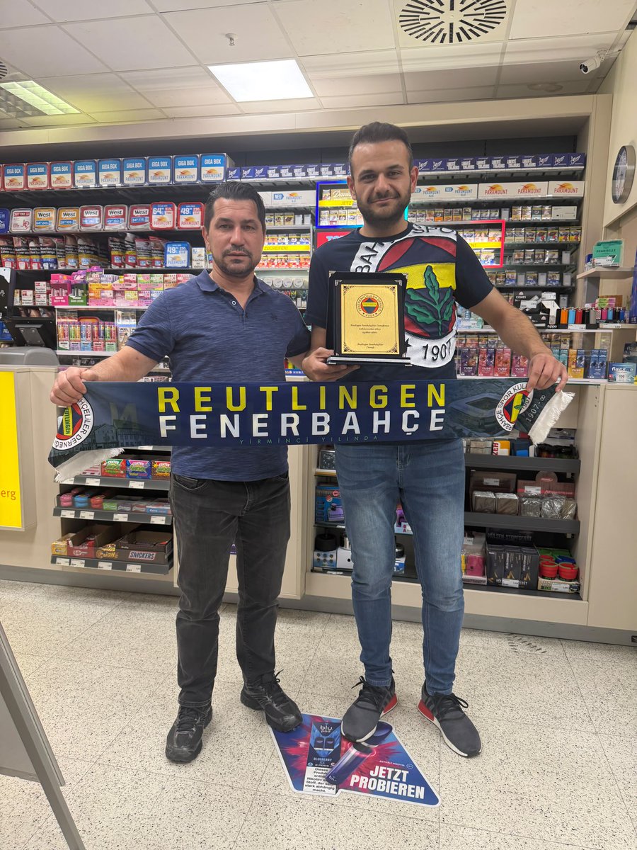 rtfb2004's tweet photo. 2026/2027 sezonunda bizleri yalnız bırakmayan değerli sponsorumuz Joy Tobacco’ya, Reutlingen Fenerbahçeliler Derneği olarak teşekkür ederiz.  

Destekleriniz ve güveniniz için teşekkür ederiz.

Joy Tabacco
Stern Center 
Mercedesstr.12
71063 Sindelfingen https://t.co/wddqt8FQ1O
