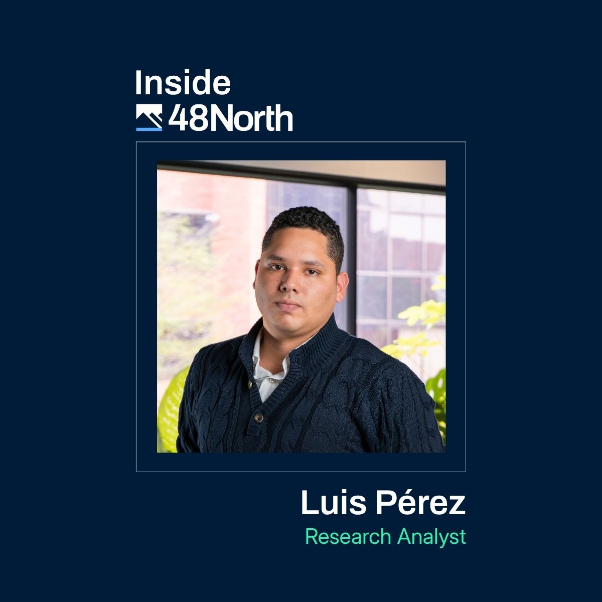 48NorthPartners's tweet photo. This week we're spotlighting Luis Pérez – a major asset for our team from Colombia to California. Luis brings a contagious curiosity and builder-mindset to 48North Partners every day.

His word for 2026? Scale. We think that says it all.

#48NorthPartners #TeamSpotlight https://t.co/KrkcyQdYUo