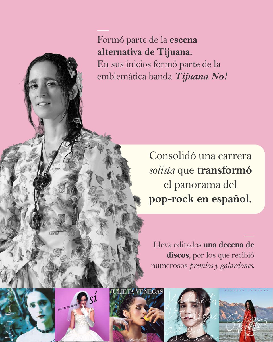 Almadia_Edit's tweet photo. Julieta Venegas ha construido una trayectoria única dentro de la música latinoamericana.
En ‘Norteña, memorias del comienzo’, Julieta vuelve sobre sus primeros años y las experiencias que dieron forma a su mirada y a su voz.
Créditos de  foto: Yvonne Venegas.
#JulietaVenegas https://t.co/2BfRVfmy0M