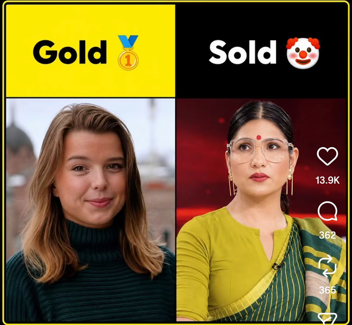 salman0287's tweet photo. Gold is earned. Sold is choice https://t.co/IQhpqXl79E