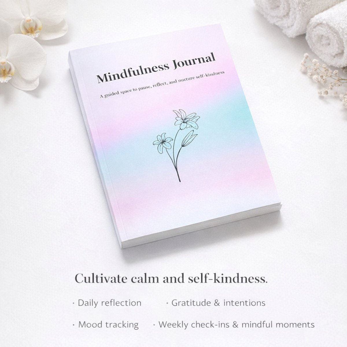 emldavies01's tweet photo. Pause. Breathe. Reconnect. ✨
This undated mindfulness journal guides you with daily prompts for gratitude, intentions, notes &amp; mood tracking—plus weekly check-ins to spot patterns. Your space to reflect, recharge &amp; slow down anytime, anywhere. 
https://t.co/vkoPQUF0lI https://t.co/WysHLXdz0b