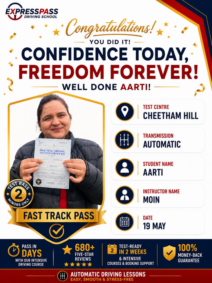 Expresspass1's tweet photo. ✅ Another pass added to the wall of success!
Best school in Manchester for intensive courses.
Join today and start winning.

#ManchesterDrivingSchool
#DrivingLessonsManchester
#ManchesterDrivingInstructor
#DrivingTestManchester
#ManchesterLearnerDriver 
#ManchesterDrivingLessons https://t.co/ElbJJ5rDix