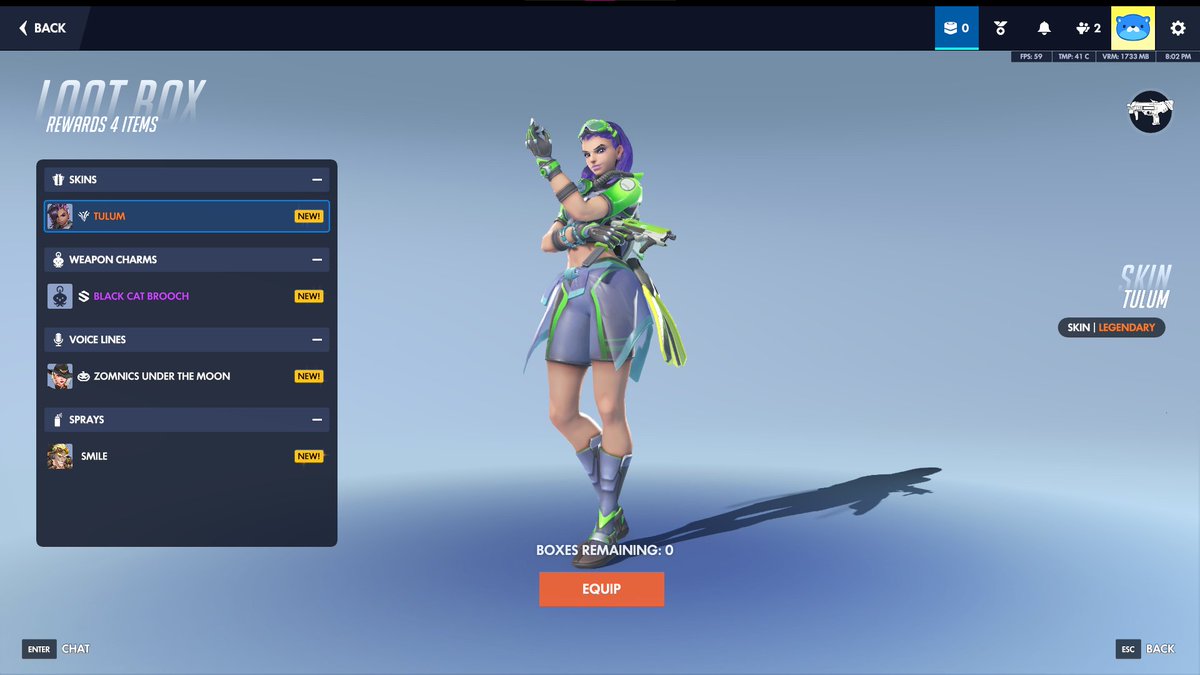 maykiios's tweet photo. legendary lootbox gave me something i wanted :) https://t.co/plZvEDw6eG