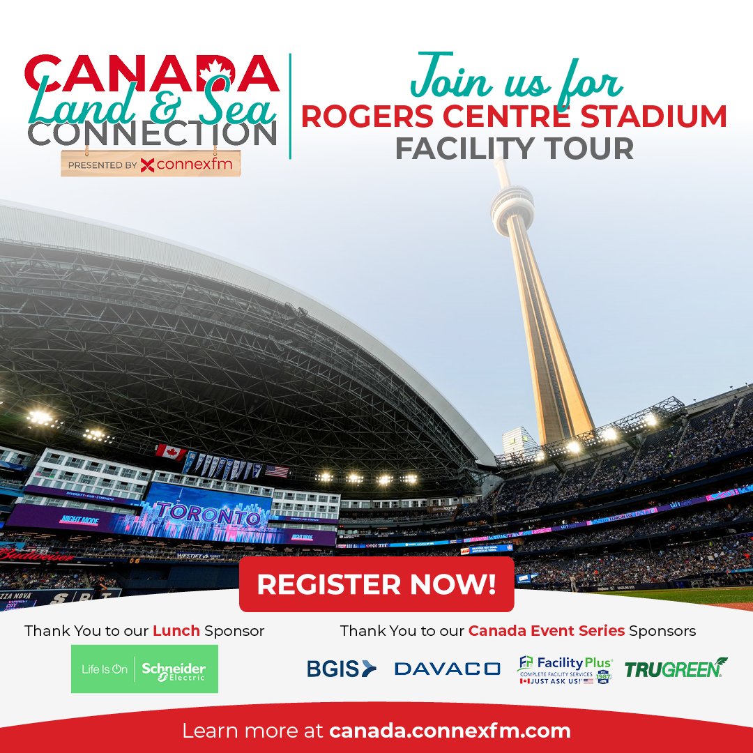 ConnexFM's tweet photo. It's one of the most iconic landmarks in Canada, and you're invited for a VIP Experience, FM Style!

Join us for Canada: Land and Sea Connection on June 4th at Rogers Centre, home of MLB's Toronto Blue Jays. We'll enjoy a catered lunch overlooking the stadium and a behind the scenes tour of what it takes to run an international attraction of this magnitude.

We want to see you there when we make some memories and gain some exclusive insights, so learn more at the link below and register today!

https://t.co/LSLw9BZKhU