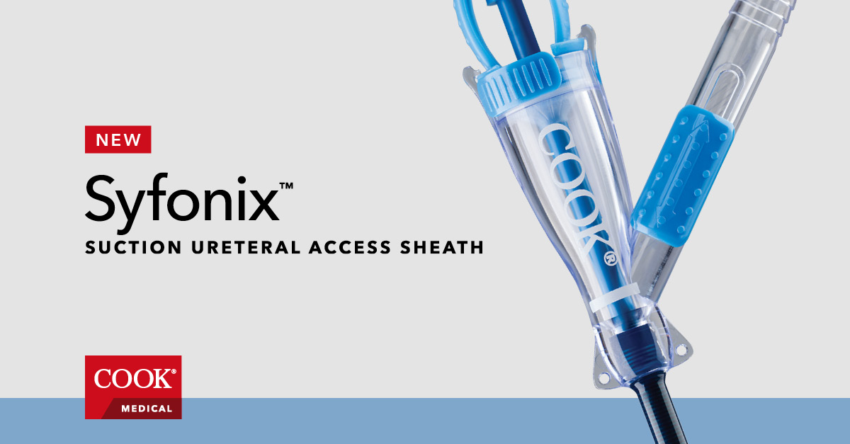 CookMedSurg's tweet photo. The new Syfonix™ Suction Ureteral Access Sheath features a handle with a pressure-control slider. It's available in multiple configurations, with inner diameter ranges from 9 Fr to 12 Fr.   

Contact your Cook representative for additional information. 

https://t.co/rcplajZPng https://t.co/BKHb34I93X