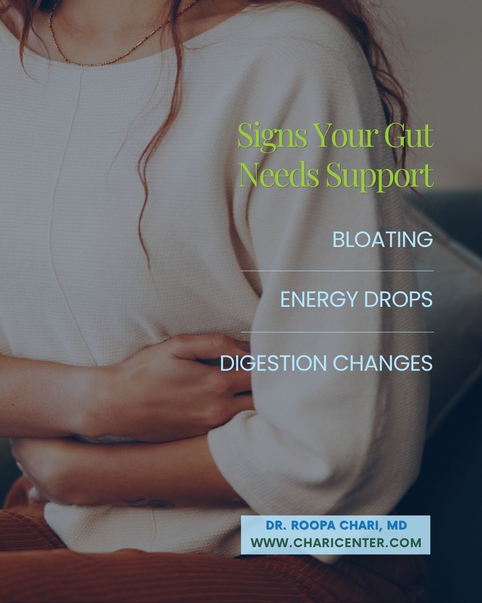 ChariCenter's tweet photo. Your gut might be trying to tell you something…

• Constant bloating after meals isn’t something you should ignore
• Sudden energy crashes can be linked to poor gut function
• Changes in digestion are often a sign of imbalance

760-230-2711
https://t.co/zRbiaEzfVM https://t.co/hI7GZS3gnI