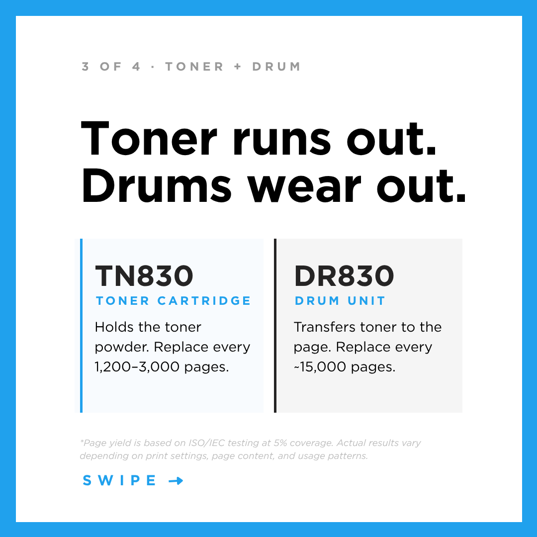 LDProducts's tweet photo. Check out the popular compatible Brother TN830 toner cartridges!

TN830 vs. TN830XL — differences, yields, and which toner fits your printer 👇

Shop the TN830: https://t.co/QOf7rUb1SU
Learn about TN830: https://t.co/ak6CL61ZLi https://t.co/uLzkcw9pfk