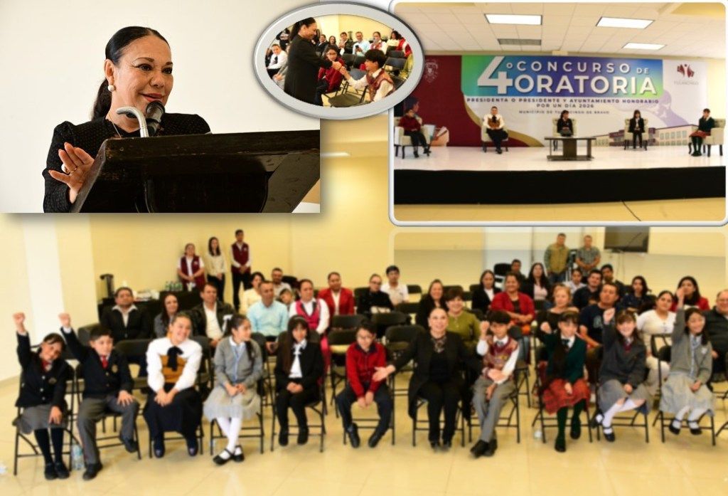 radioper's tweet photo. INICIA CUARTO CONCURSO DE ORATORIA PARA ELEGIR AL AYUNTAMIENTO INFANTIL POR UN DÍA EN TULANCINGO
Este lunes dio inicio el cuarto concurso de oratoria para la elección de la presidenta o presidente y del Ayuntamiento Infantil por un Día, en el auditorio Benito Juárez del Centro Cívico Social de Tulancingo, evento encabezado por la alcaldesa Lorena García Cázares.
Durante la jornada inaugural, se abordaron temas relacionados con la inclusión, la no discriminación, los derechos humanos, la política en México, así como la importancia de la familia y los valores, demostrando creatividad, capacidad de análisis y compromiso social. https://t.co/Iqajd4tzSN