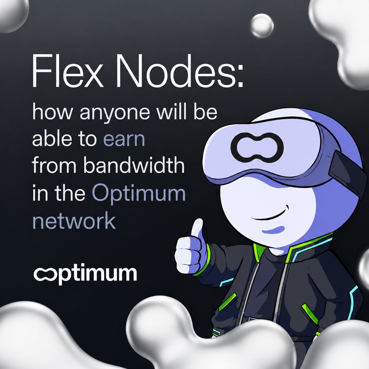 MiReTu_Global's tweet photo. Flex Nodes: how anyone will be able to earn from bandwidth in the @get_optimum.
Good evening fam, I wanted to break down one of the most interesting parts of Optimum with you, and I’m talking about Flex Nodes.
For those who don’t know, a #FlexNode is just a regular device with internet access (laptop, PC, even a smartphone in some cases) where you run Optimum software. It becomes part of a global data acceleration network.
Personally, I think this is really cool and there’s money to be made from it)
Optimum plans to introduce a utility token that will reward Flex Nodes for useful work:
⚫️ Relaying encoded data (RLNC packets)
⚫️ Helping distribute blocks and attestations
⚫️ In the future - participating in DeRAM/DeROM (decentralized memory and read/write)
The reward depends not on 24/7 uptime or staking, but on the useful work your node actually performs. I think that’s super fair.
The requirements are extremely low:
1⃣ Regular internet + idle bandwidth
2⃣ Low hardware requirements (low compute)
3⃣ Flexible uptime, no need to stay online all the time
4⃣ Zero-setup style, just like with mump2p
So you can run this on your home PC, VPS, or even a machine you already use.
How does this make Optimum global and permissionless?
Geographic decentralization - nodes in Singapore, Lagos, and São Paulo provide much more value than yet another node in Frankfurt.
More Flex Nodes = denser network = even faster data propagation across the world.
Anyone can become an active participant and earn.
This turns #Optimum into a truly permissionless mesh network where bandwidth becomes a resource people get paid for.
What do you guys think about Flex Nodes? Personally, I think it’s a really cool idea.