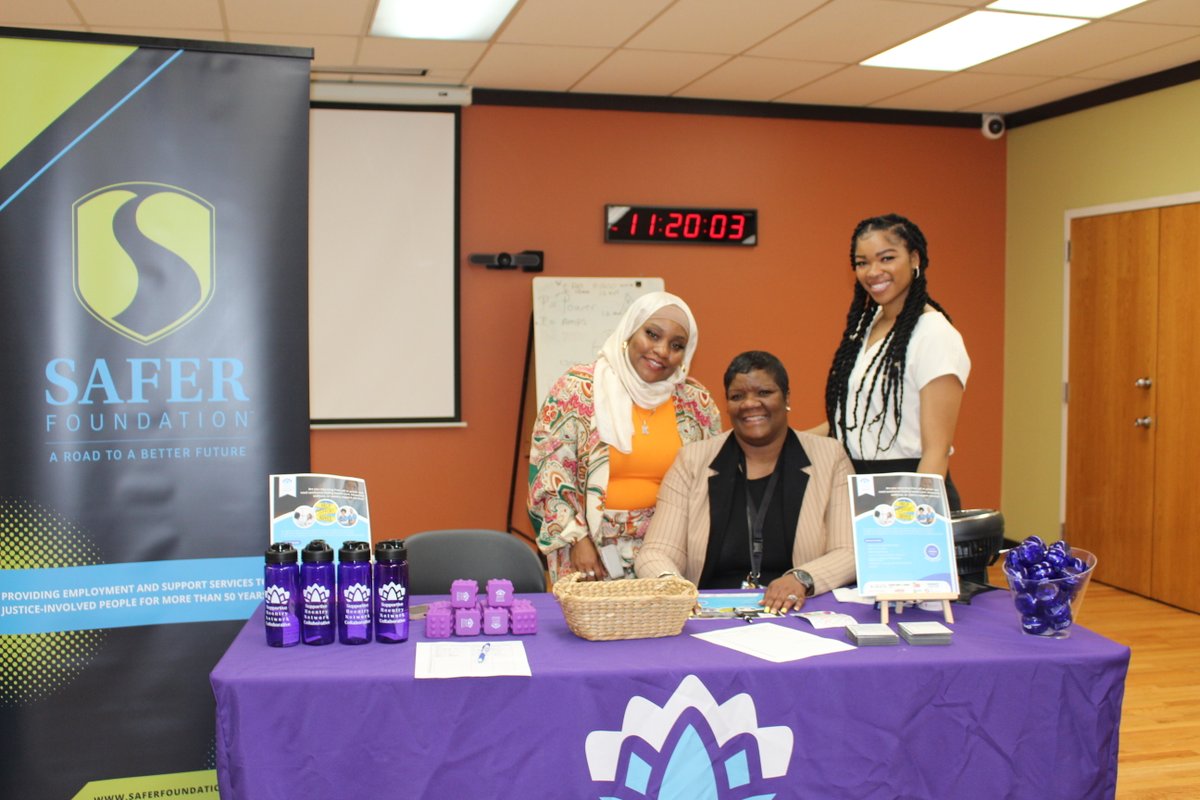 SaferFoundation's tweet photo. Last month, Safer Foundation hosted our Community Health &amp; Wellness Fair with community partners providing resources focused on healthcare, mental wellness, workforce development, and wraparound support. 

Together, we’re building healthier and stronger communities. https://t.co/28jqJ1rwUs