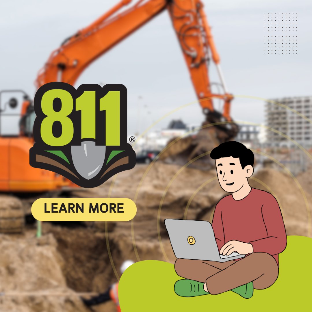 MissUtilityofMD's tweet photo. Got questions about 811? We've got answers! Check out our website to learn more about safe digging and how 811 can assist you. You'll find everything you need to know to dig safely. 

Don't hesitate to reach out with any additional questions.

#Contact811 https://t.co/T7YTwL6yZK